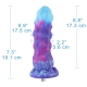 Hismith 7.48" Silicone,6.89 Insertable Length, Max Width 2.25" Insertable,Min Width, 1.67" KlicLok System
