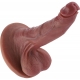 Hismith 8.86" Silicone Dildo, 7.1" Insertable Length, 3D Ball With Big Suction Cup, KlicLok System