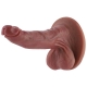 Hismith 8.86" Silicone Dildo, 7.1" Insertable Length, 3D Ball With Big Suction Cup, KlicLok System